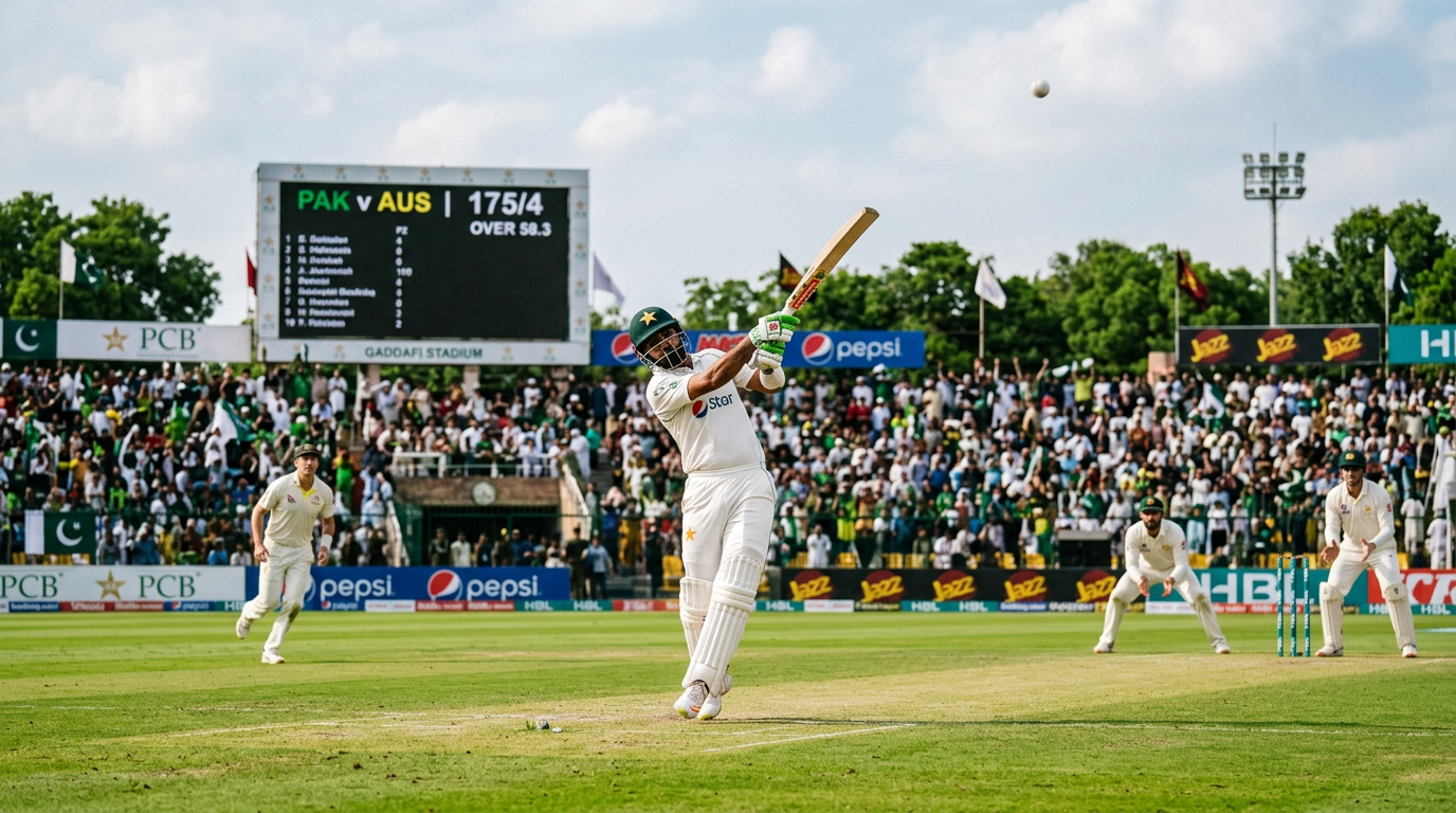 Cricket Action Shot
